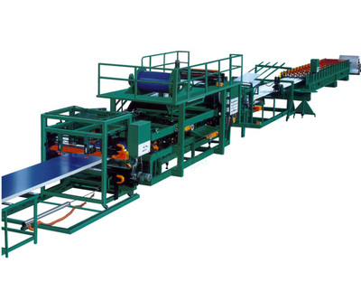泊头狮城隔热夹芯复合机生产线与双层压瓦机的高效开发与销售